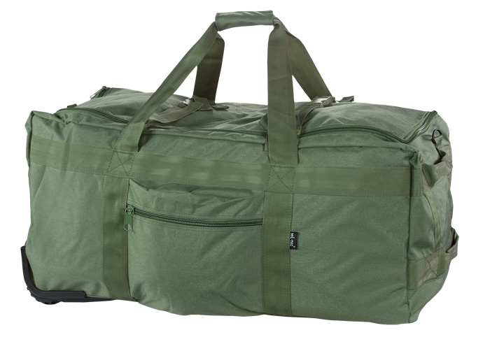 Kampftrageseesack mit Rollen Oliv